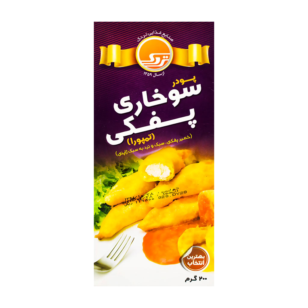 سوخاری پفکی تمپورا 200 گرم تردک
